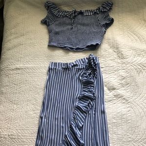 Exhilaration two piece outfit.